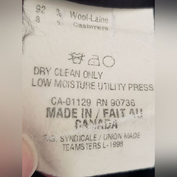 Lauren Ralph Lauren Men's Charcoal Gray and Blue Wool & Cashmere Blend S… - Picture 8 of 13